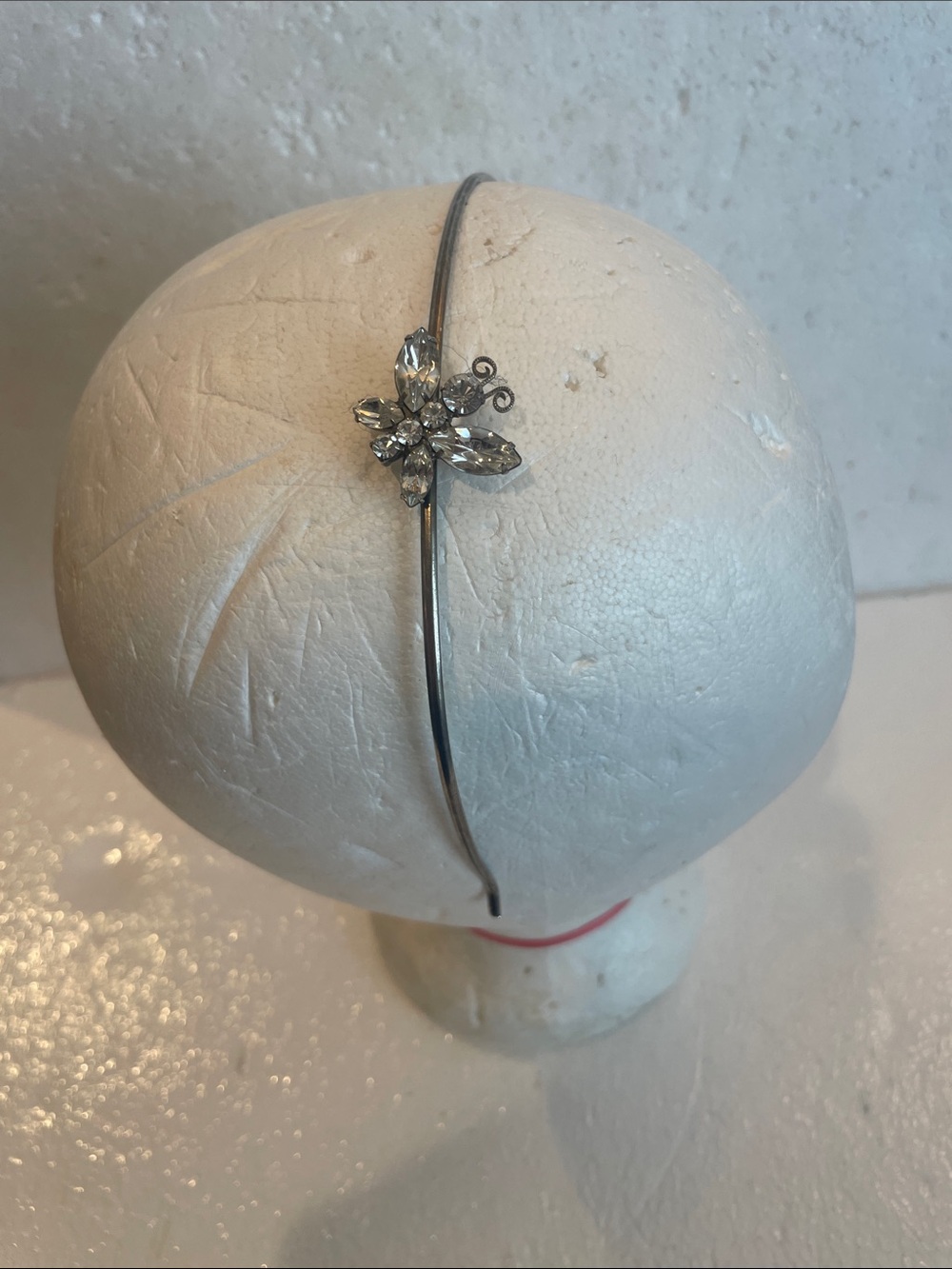 Crystal Floral Silver Headband - Elegant Women’s Hair Accessory